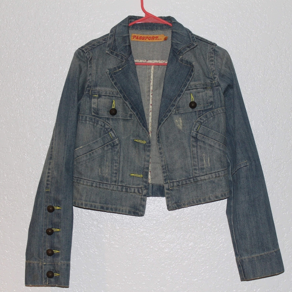 short jean jacket